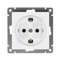 Розетка 1-м СП Афина 16А IP20 с заземл. механизм бел. Universal A0028 - smartlife-ural.ru – Екатеринбург