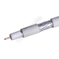 Кабель коаксиальный RG-6 CCS 1.02 (21проц.)/FPE/Al-Pet-Al Foil Unbonded/Al 64х0.12/PVC RW бел. (уп.100м) Net.On 109L - Интернет-магазин СМАРТЛАЙФ