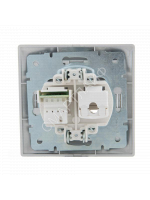 Розетка компьютерная + телефонная 2-м СП Mira RJ45 + RJ11 сер. метал. LEZARD 701-1010-143 - smartlife-ural.ru – Екатеринбург