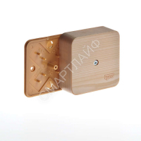Коробка универсальная для кабель-каналов 80х80х25 сосна (светл. основа) IP40 Ruvinil 65005-27М - Интернет-магазин СМАРТЛАЙФ