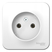 Розетка 1-м ОП Blanca 16А IP20 250В без заземл. без защ. шторок с металлич. пластиной бел. SE BLNRA000121 - smartlife-ural.ru – Екатеринбург