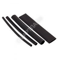 Набор трубок термоусадочных ТУТк клеевые нг черн. (3/1; 4.8/1.6; 6/2; 9/3; 12/4) по 100мм PROxima EKF tut-k-n-1-r - smartlife-ural.ru – Екатеринбург