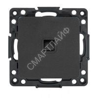 Розетка телефонная 1-м Стокгольм механизм черн. PROxima EKF EZT01-034-10 - smartlife-ural.ru – Екатеринбург