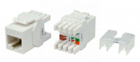 Вставка Keystone Jack RJ45 (8P8C) кат.6 180град. KJ8-8P8C-C6-180-WH бел. Hyperline 426189 - smartlife-ural.ru – Екатеринбург