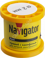 Припой 93 084 NEM-Pos02-61K-2-K100 (ПОС-61; катушка; 2мм; 100 г) Navigator 93084 - Интернет-магазин СМАРТЛАЙФ