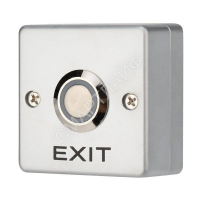 Кнопка "Выход" металлическая с синей подсветкой SB-50 SECURIC 45-0959 - Интернет-магазин СМАРТЛАЙФ