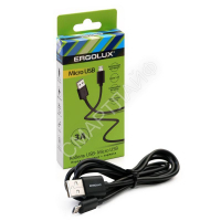 Кабель USB-Micro USB 3А 1.2м зарядка + передача данных черн. (коробка) ERGOLUX 15093 - Интернет-магазин СМАРТЛАЙФ