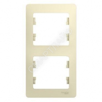 Рамка 2-м Glossa вертикал. беж. SE GSL000206 - smartlife-ural.ru – Екатеринбург