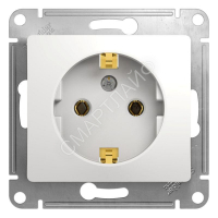 Розетка 1-м СП Glossa 16А IP20 с заземл. механизм бел. SE GSL000143 - smartlife-ural.ru – Екатеринбург