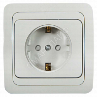Розетка 1-м CLASSICO защ. шторки с заземл. 2028x бел. ASD / IN HOME 4690612000978 - smartlife-ural.ru – Екатеринбург