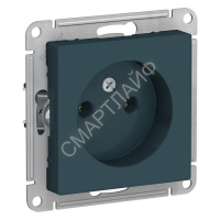 Розетка 1-м СП AtlasDesign 16А IP20 без заземл. без защ. шторок механизм изумруд SE ATN000841 - smartlife-ural.ru – Екатеринбург