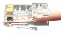 Разъем легкой оконцовки PLEZ-8P8C-U-C6-100 RJ-45 (8P8C) под витую пару кат.6 (50 µ"/ 50 микродюймов) универс. (для ож и мж кабеля) (уп.100шт) Hyperline 403343 - Интернет-магазин СМАРТЛАЙФ
