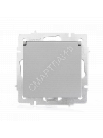 Розетка 1-м СП Vesna с заземл. с крышкой ПБТ механизм платина LEZARD 742-3588-123B - smartlife-ural.ru – Екатеринбург