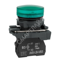 Лампа сигнальная OptiSignal D22 C5-L-B3 зел. пластик 24VAC/DC XB5AVB3 КЭАЗ 332189 - smartlife-ural.ru – Екатеринбург