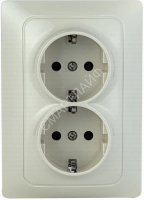 Розетка 2-м СП Bravo 16А 250В с заземл. защ. шторки механизм беж. GUSI С10Р6-003 - smartlife-ural.ru – Екатеринбург