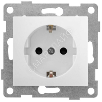 Розетка 1-м СП Bravo 16А 250В с заземл. защ. шторки механизм бел. GUSI С10Р4-001 - smartlife-ural.ru – Екатеринбург