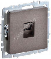 Розетка компьютерная СП RJ45 кат.5E BRITE РК10-БрТБ механизм бронза IEK BR-K10-1-K45 - smartlife-ural.ru – Екатеринбург