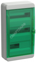 Корпус пластиковый КМПн-36 IP65 зел. прозр. дверь TEKFOR IEK TF5-KP72-N-36-65-K03-K06 - smartlife-ural.ru – Екатеринбург