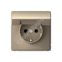 Розетка ArtGallery 16А IP20 с заземл. защ. шторки с крышкой механизм шампань SE GAL000546 - smartlife-ural.ru – Екатеринбург
