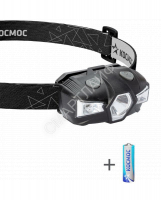 Фонарь налобный 1Вт LED+красн. 1xAA (R6) корпус ABS-пластик регулируемый эласт. ремешок КОСМОС KOC517B - smartlife-ural.ru – Екатеринбург
