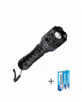 Фонарь ручной 2Вт LED zoom-линза 3xAAA (R03) корпус ABS-пластик ремешок ручной КОСМОС KOC122B - smartlife-ural.ru – Екатеринбург