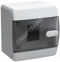 Корпус ЩРН-П-4 UNION Compact IP41 черн. прозр. дверь пластик. IEK UIC-KP12-N-04-41-K01 - smartlife-ural.ru – Екатеринбург