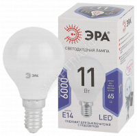 Лампа светодиодная P45-11W-860-E14 шар 880лм Эра Б0032990 - smartlife-ural.ru – Екатеринбург