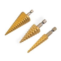 Набор ступенчатых сверл 4-12.4-20.4-32мм HSS-TiN ТИТАН (уп.3шт) Kranz KR-12-6620 - smartlife-ural.ru – Екатеринбург