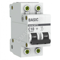 Выключатель автоматический модульный 2п C 10А 4.5кА ВА 47-29 Basic EKF mcb4729-2-10C - smartlife-ural.ru – Екатеринбург