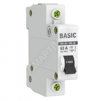 Выключатель нагрузки 1п 63А ВН-29 Basic EKF SL29-1-63-bas - smartlife-ural.ru – Екатеринбург