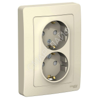 Розетка 2-м СП Blanca 16А IP20 250В с заземл. защ. шторки молоч. SE BLNRS001122 - smartlife-ural.ru – Екатеринбург