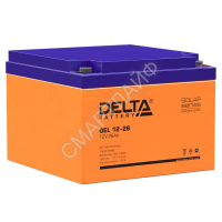 Аккумулятор GEL 12В 26А.ч GEL 12-26 Delta 4614010140005 - smartlife-ural.ru – Екатеринбург
