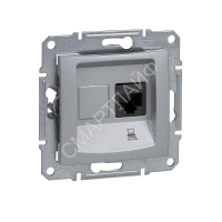 Розетка компьютерная 1-м СП Sedna RJ45 кат.5E UTP неэкранир. механизм алюм. SchE SDN4300160 - smartlife-ural.ru – Екатеринбург