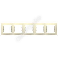 Рамка 5-м Sedna горизонт. беж. SchE SDN5800947 - smartlife-ural.ru – Екатеринбург