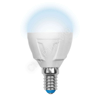 Лампа светодиодная LED-G45 7W/NW/E14 /FR PLP01WH Яркая 7Вт шар матовая 4000К нейтр. бел. E14 (упак. картон) Uniel UL-00002417 - smartlife-ural.ru – Екатеринбург