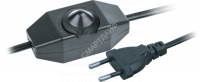 Шнур 61 603 NPS-FS02-170-2х0.5-BL 1.7м с диммир. выкл. черн. Navigator 61603 - smartlife-ural.ru – Екатеринбург