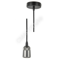 Патрон декоративный DLC-T-S31/E27 TS/1M/BL PEARL BLACK Techno провод 1м и крепление алюм. Uniel UL-00005287 - smartlife-ural.ru – Екатеринбург