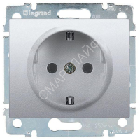 Розетка 1-м СП Galea Life 16А IP20 2P+E с заземл. защ. шторки немецк. стандарт с лицев. панелью механизм алюм. Leg 771363 - smartlife-ural.ru – Екатеринбург