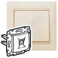 Розетка телефонная 1-м СП Valena RJ11 механизм сл. кость (DIY-упак.) IEK 695622 - smartlife-ural.ru – Екатеринбург