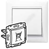 Розетка телефонная 2-м СП Valena RJ11 механизм бел. (DIY-упак.) IEK 694275 - smartlife-ural.ru – Екатеринбург