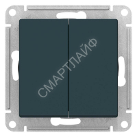 Переключатель перекрестный 2-кл. AtlasDesign 2хсх.7 10АХ механизм изумруд. SE ATN000873 - smartlife-ural.ru – Екатеринбург