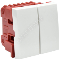 Переключатель проходной 2-кл. 2мод. 10А IP20 ВК4-22-00-П бел. PRIMER IEK CKK-40D-PD2-K01 - smartlife-ural.ru – Екатеринбург