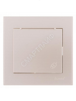 Розетка 1-м СП Rain с заземл. с защ. крышкой керамика жемчуж./бел. перламутр. LEZARD 703-3030-123 - smartlife-ural.ru – Екатеринбург