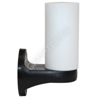 Светильник НБУ 06-60-02 "Цилиндр 1" 60Вт E27 IP44 матов. опал/корпус черн. (инд. упак.) Элетех 1030480109 - smartlife-ural.ru – Екатеринбург