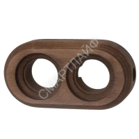 Рамка 2-м ретро для монтажа с декоративной трубой бук старое дерево Bironi BF1-620-17/T - smartlife-ural.ru – Екатеринбург