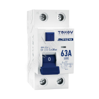 Выключатель дифференциального тока (УЗО) 2п (1P+N) 63А 30мА тип AC 6кА PRIZMA TOKOV Electric TKE-PZ60-RCDM-2-63-30-AC - smartlife-ural.ru – Екатеринбург