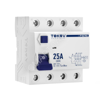 Выключатель дифференциального тока (УЗО) 4п (3P+N) 25А 30мА тип AC 6кА PRIZMA TOKOV Electric TKE-PZ60-RCDM-4-25-30-AC - smartlife-ural.ru – Екатеринбург