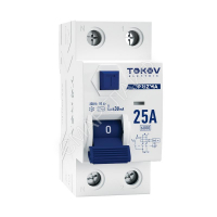 Выключатель дифференциального тока (УЗО) 2п (1P+N) 25А 30мА тип AC 6кА PRIZMA TOKOV Electric TKE-PZ60-RCDM-2-25-30-AC - smartlife-ural.ru – Екатеринбург