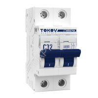 Выключатель автоматический модульный 2п C 32А 6кА PRIZMA TOKOV Electric TKE-PZ60-MCBI-2-32-C - smartlife-ural.ru – Екатеринбург
