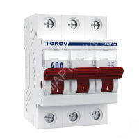 Выключатель нагрузки модульный 3п 40А PRIZMA TOKOV Electric TKE-PZ60-MDSI-3-40 - smartlife-ural.ru – Екатеринбург